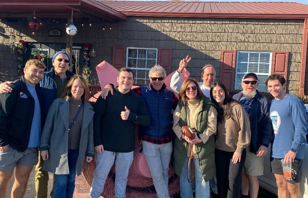 Group photo at event